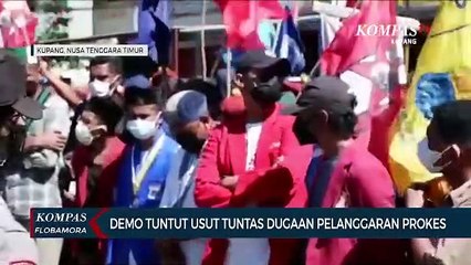 Mahasiswa Gelar Demo Usut Tuntas Dugaan Pelanggaran Prokes di Semau