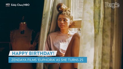 Zendaya Spends Her 25th Birthday Filming Euphoria with 'Lil One' Storm Reid
