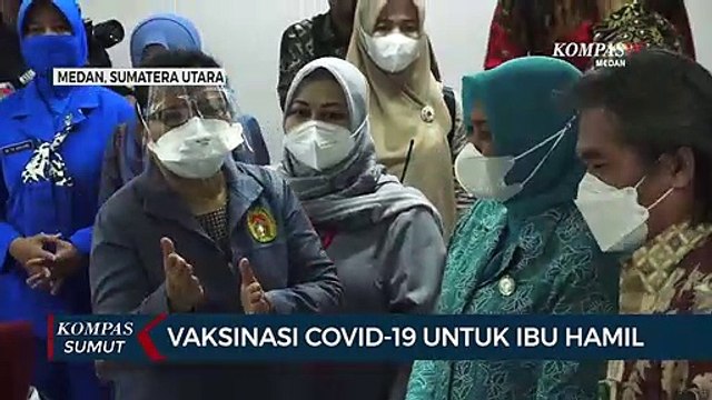Vaksinasi Covid-19 untuk Ibu Hamil Digelar di Medan