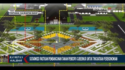 Gubernur Sutarmidji Pastikan Pembangunan Taman Pendopo akan Bantu Perekonomian Pekerja Bangunan