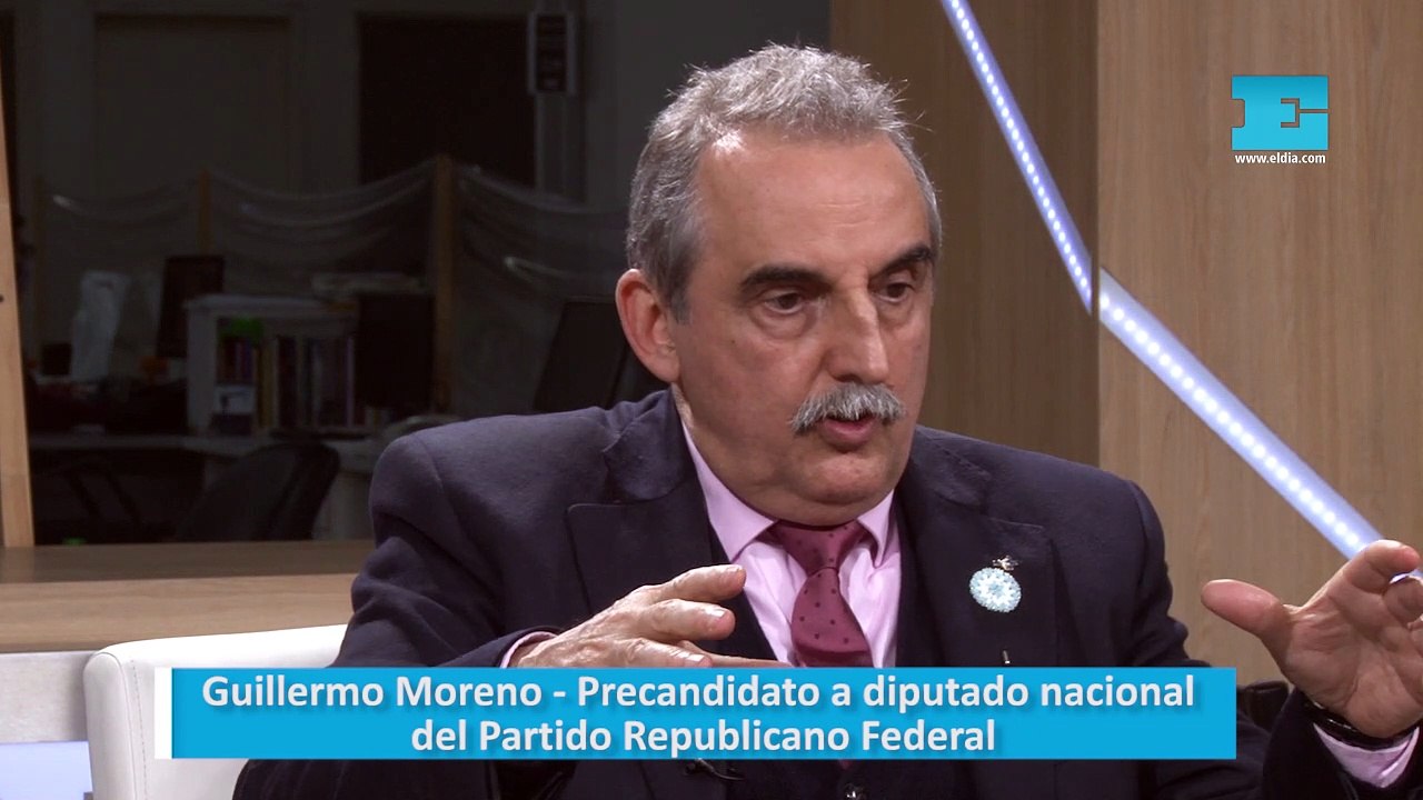 Guillermo Moreno en la Redacción de EL DIA