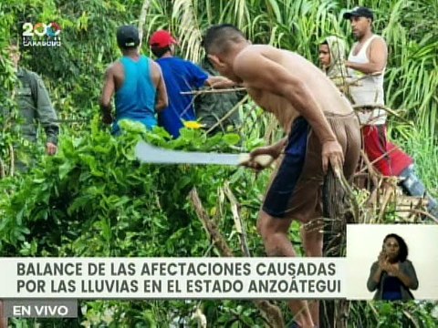 Luis Marcano reportó afectaciones causadas tras el desborde del Rio Neverí en el Edo. Anzoátegui