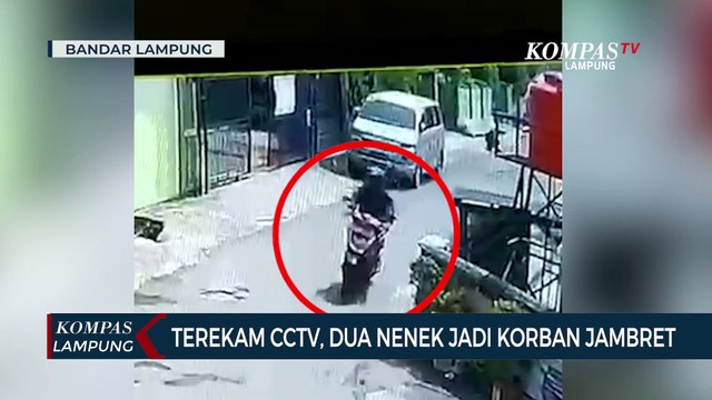 Terekam CCTV, Dua Nenek Jadi Korban Jambret