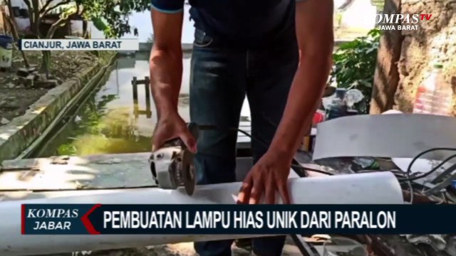 Lampu Hias Unik Berbahan Paralon