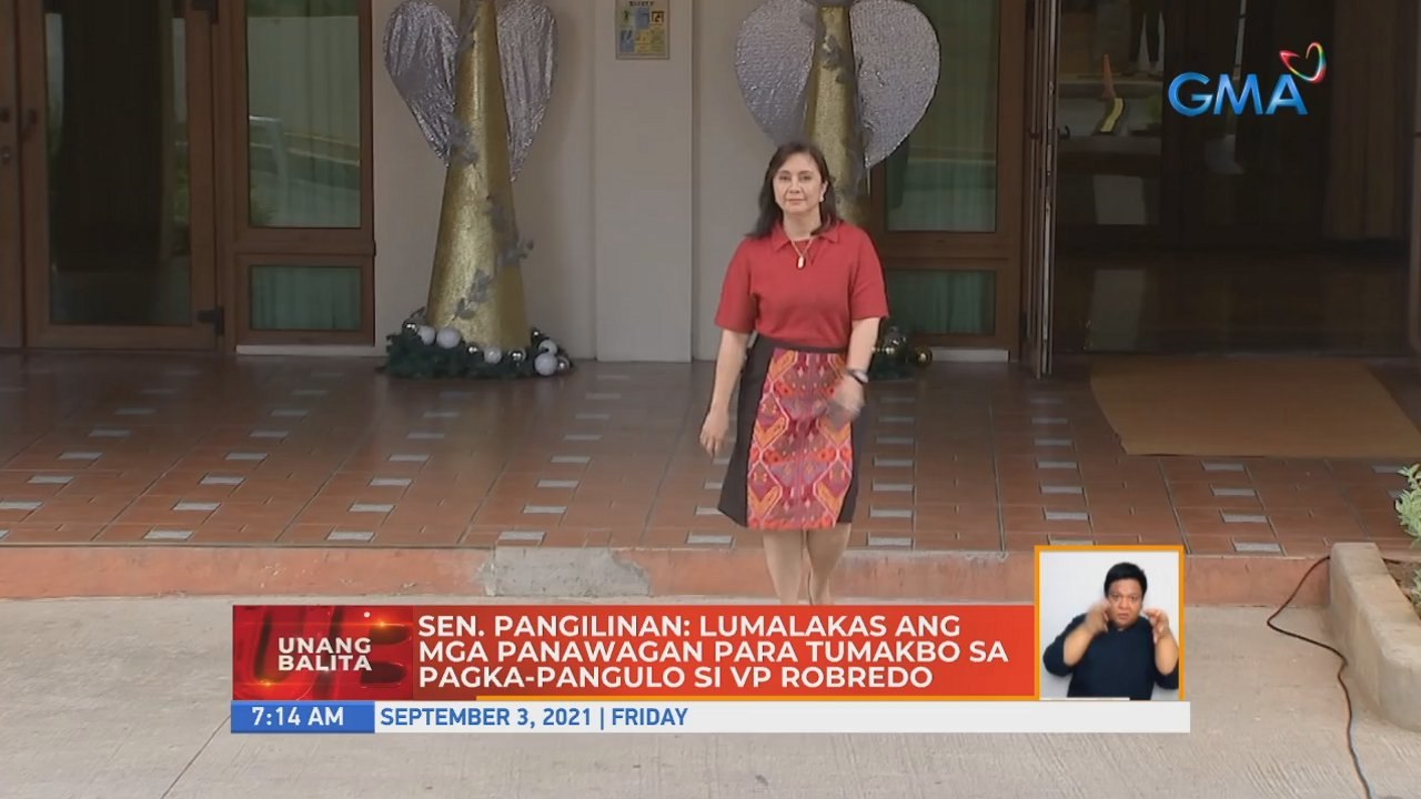 Senator Pangilinan: Lumalakas ang mga panawagan para tumakbo sa pagka-pangulo si Vice President Leni Robredo | UB