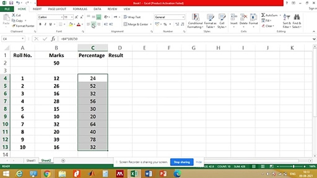 If Statement in Excel
