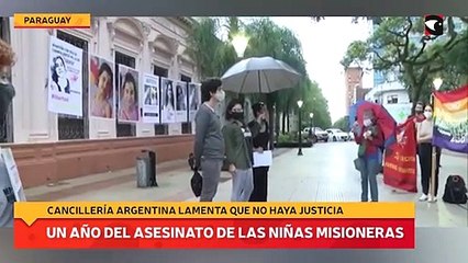 A un año del asesinato de las niñas misioneras en Paraguay, desde Cancillería Argentina lamentaron que no haya justicia