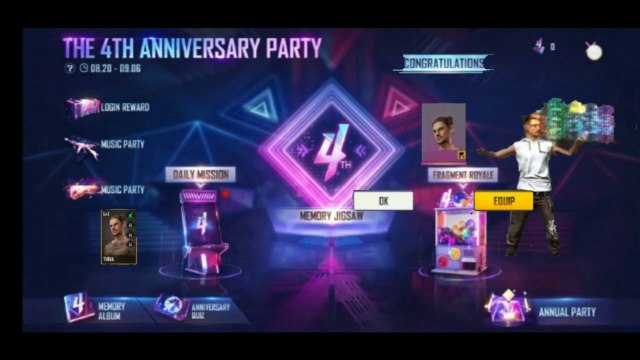 Garena free fire 4 th anniversary special celebration || 4 th anniversary reward || New Character ||Total gaming ||Free Fire Montage ||Free Fire WhatsApp Status ||Desi gamers||Freefire status ||Whatsapp status ||Freefire tik tok status