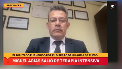 Miguel Arias salió de terapia intensiva