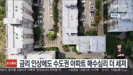 금리 인상에도 수도권 아파트 매수심리 더 세져