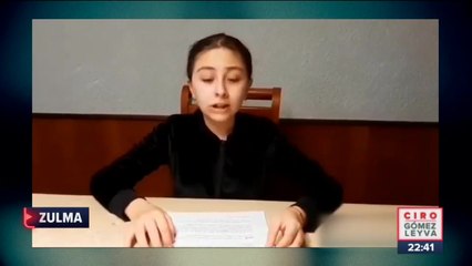 Menor de edad con diabetes le manda mensaje a Gatell para ser vacunada