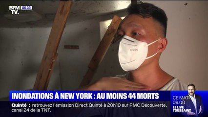 "L'eau m'arrivait jusqu'au cou": les témoignages de New-Yorkais pris au piège par les inondations