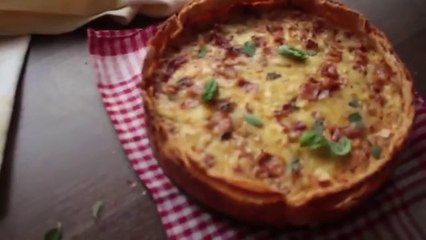 How to make Onion _ Bacon Quiche