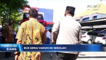 Kapolresta Sidoarjo Pantau Vaksinasi Pelajar di SMK Kemala Bhayangkari 1 Waru