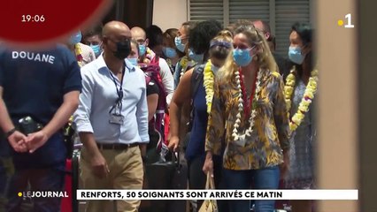 84 renforts sont arrivés à Tahiti