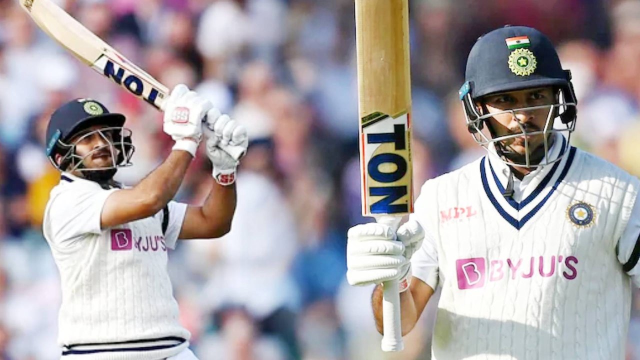 Shardul Thakur surpasses Virender Sehwag to slam second-fastest Test fifty for India #ShardulThakur