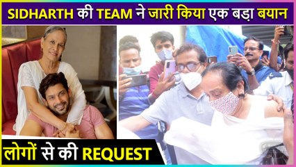 Sidharth Shukla's Team Shares An Emotional Note For All On behalf Of His Family