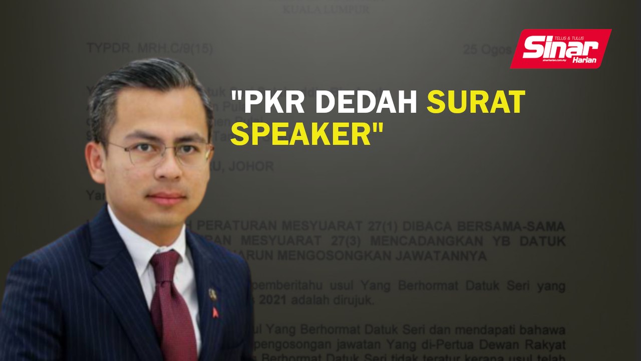 PKR dedah surat Speaker
