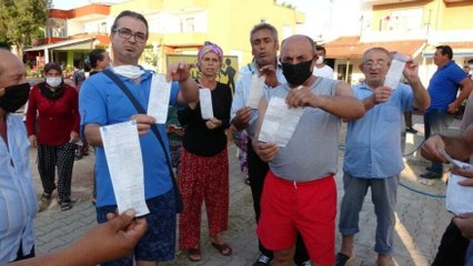 Faturayı gören şoke oldu! Bütün mahalle sokağa döküldü