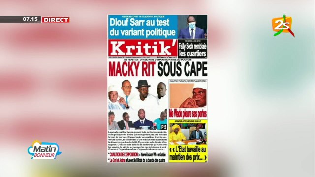 Dr ABDOURAHMANE DIOUF DANS MATIN BONHEUR AVEC ASTOU DIONE- RÉAGISSEZ EN DIRECT | 3 SEPTEMBRE 2021