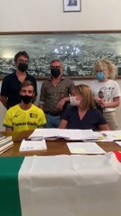 Andria: il marciatore olimpico Fortunato è tornato da Tokyo, accolto dal Sindaco