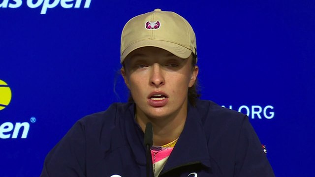 US Open 2021 - Iga Swiatek on her tears against Fiona Ferro : I just feel like, I feel the pressure, you know