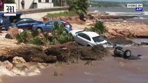 Residents left stunned by flood damage in Alcanar, Catalonia