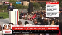 Emmanuel Macron interrompu en plein discours par... la pluie !