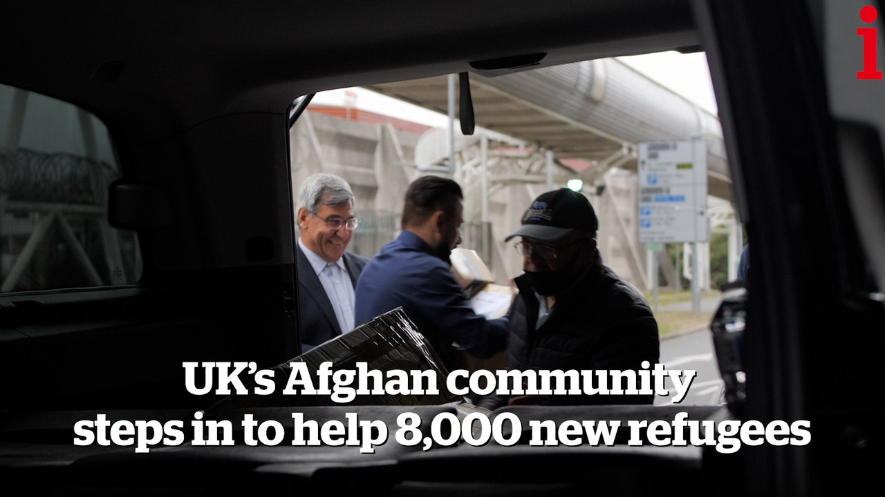 The British Afghans helping newly arrived refugees while their families remain trapped with the Taliban