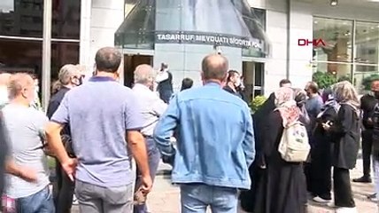 "Evim" mağdurları TMSF önünde eylem yaptı