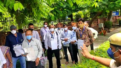 पुरस्कृत शिक्षक फोरम राजस्थान ने दिया सांकेतिक धरना