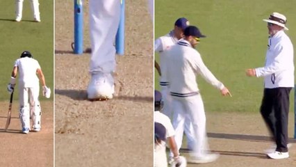 క్రీజు లో కాలితో మార్క్..కోపంతో రగిలిపోయిన Kohli..! || Oneindia Telugu