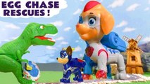 Paw Patrol Funny Rescues with Dinosaur Toys for Kids and the Joker plus the Mighty Twins Toys Mighty Pups in this Full Episode English Video for Kids by Kid Friendly Toy Trains 4U