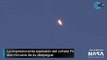 La impresionante explosión del cohete Firefly Alpha a los dos minutos de su despegue