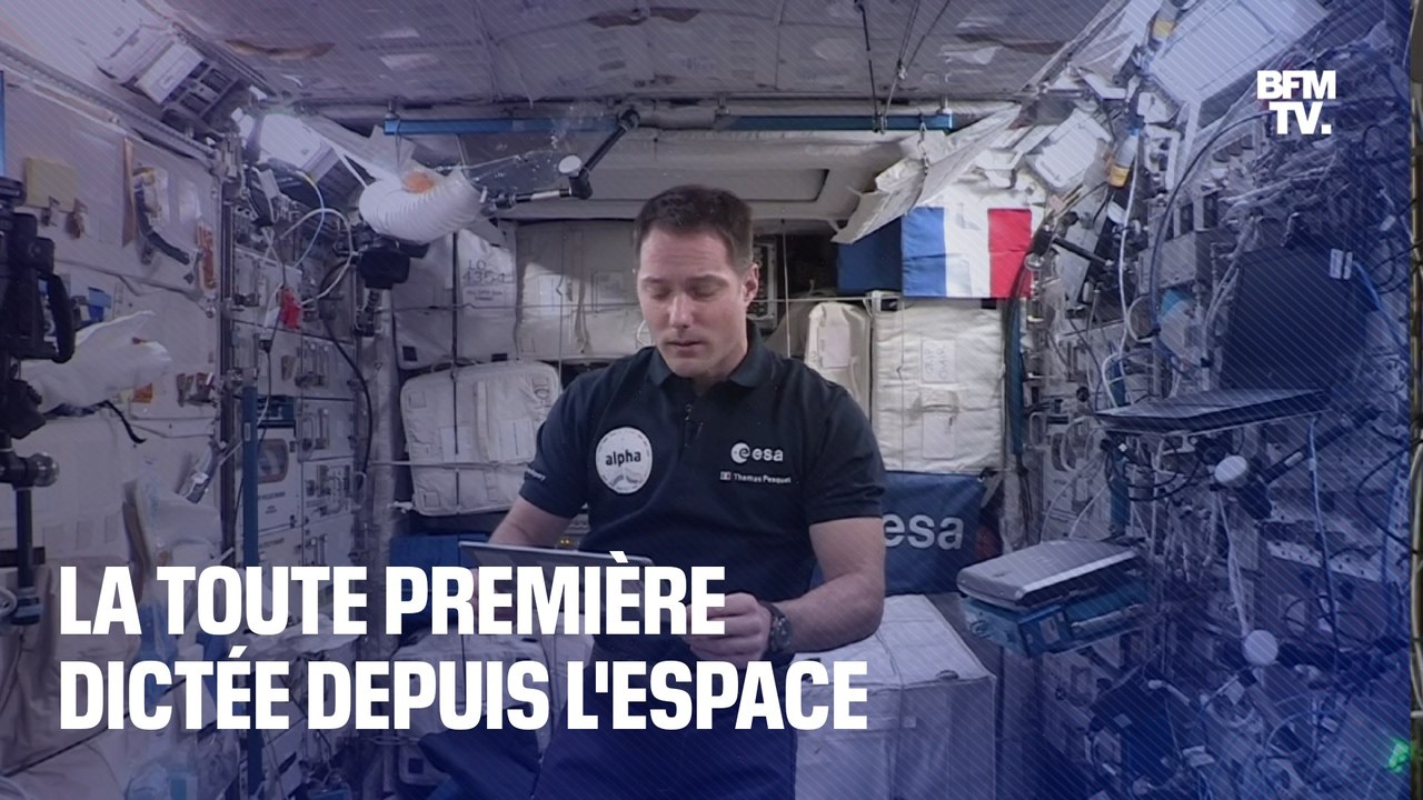 La toute première dictée organisée depuis l'espace et lue par Thomas Pesquet se déroulera ce dimanche