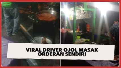 Viral Driver Ojol Masak Orderan Sendiri, 'Konsep Resto Mahal Masa Kini'