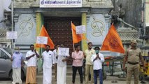 Tamil Nadu: Hindu Munnani members hold protest over ban on Ganesh Chaturthi celebrations