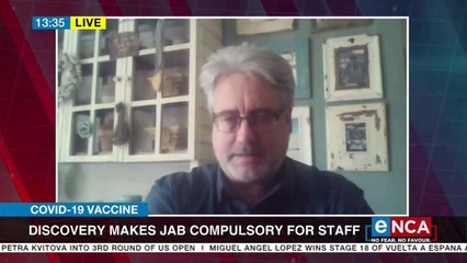 Discovery makes jab compulsory for staff