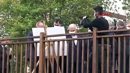 Yıldırım ve Kurum, Trabzon'da millet bahçesini gezdi