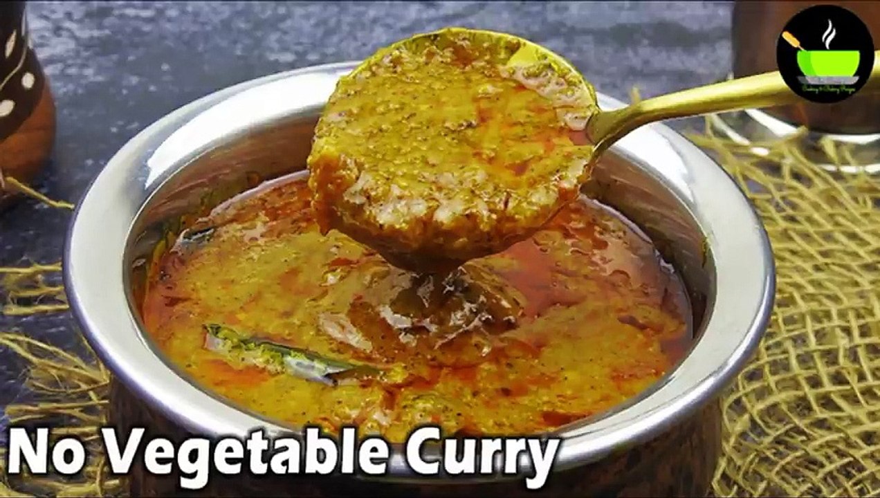 Instant Curry  No Vegetable Curry  Indian Recipes Without Vegetables  Curry Recipe  Quick Gravy - She Cooks
