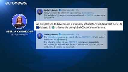 Accord entre l’UE et AstraZeneca sur les livraisons de vaccin