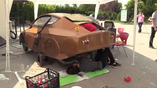 İmam hatipli öğrencilerin tasarladığı elektrikli araç TEKNOFEST'te piste çıkacak
