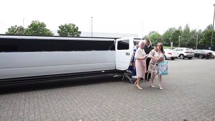 Bridesmaids dressed to impress for Latics fan's wedding