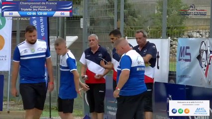 CHAMPIONNAT DE FRANCE TRIPLETTE JP - CABESTANY 2021 - 32è - CD66 VS CD88