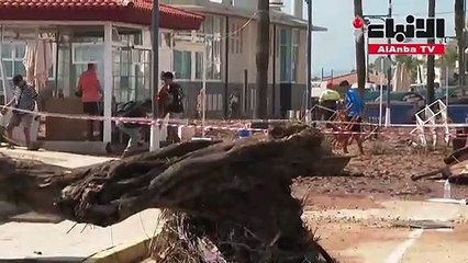 خسائر جسيمة ولا ضحايا بعد الامطار الغزيرة التي هطلت على اسبانيا