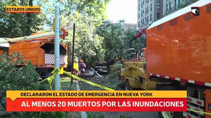 Al menos 20 muertos por las inundaciones