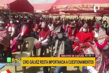 Ciro Gálvez resta importancia a cuestionamientos en su contra