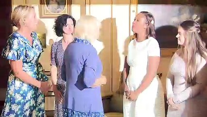 Camilla meets young women supported by the Prince’s Trust