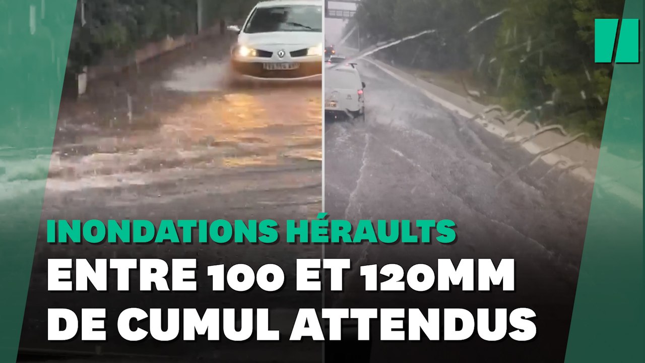 À Montpellier, les violentes pluies ont provoqué des inondations en moins de 2h