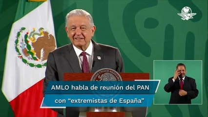 下载视频: PAN y Partido Vox de España simulan ser demócratas y son casi fascistas: AMLO